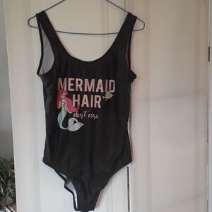 Disney Mermaid Hair one piece swim suit size M